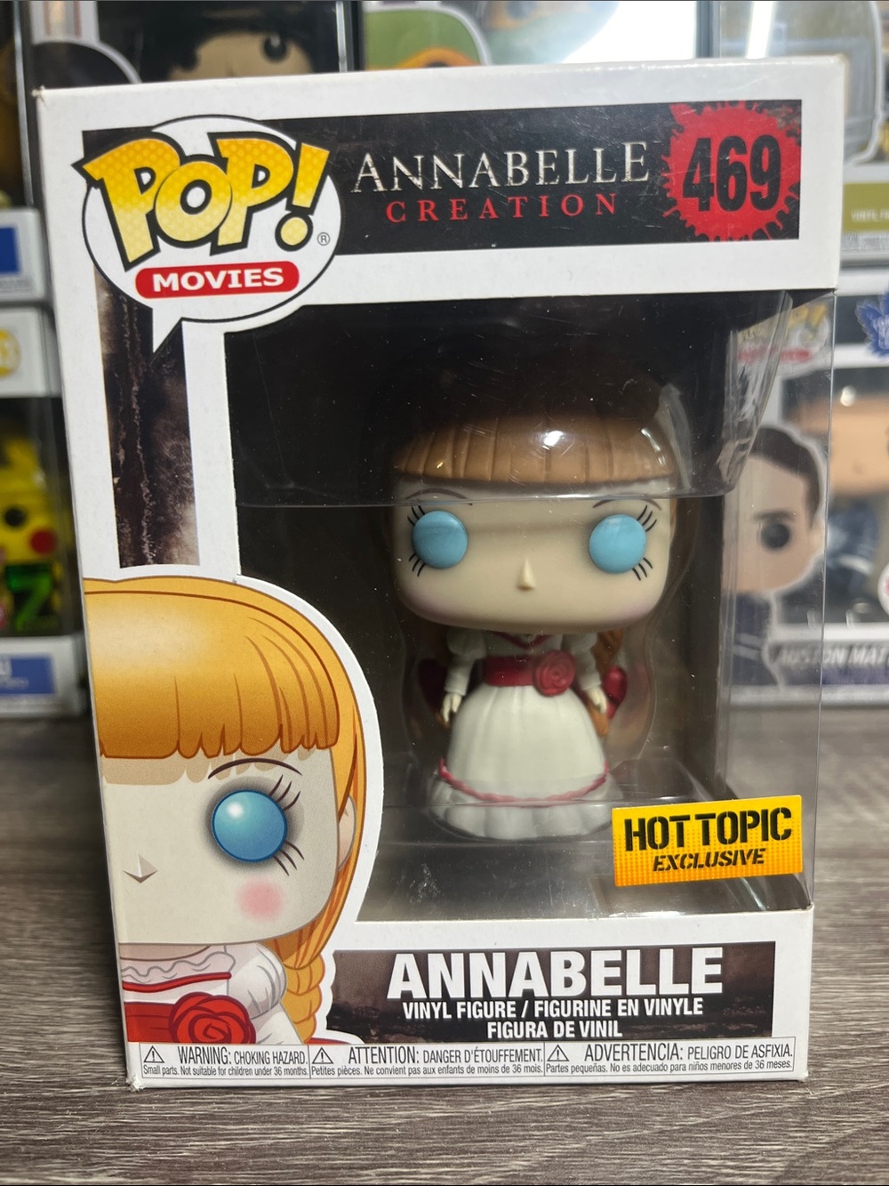 Funko Annabelle Creation Pop! Vinyl - White, Blue & Red (Hot Topic)